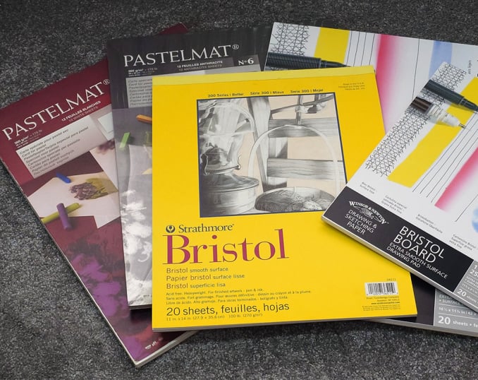 A selection of the Drawing Pads I use for my Artwork