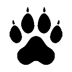 A paw print
